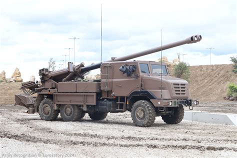 Caesar Self Propelled Howitzer in Action