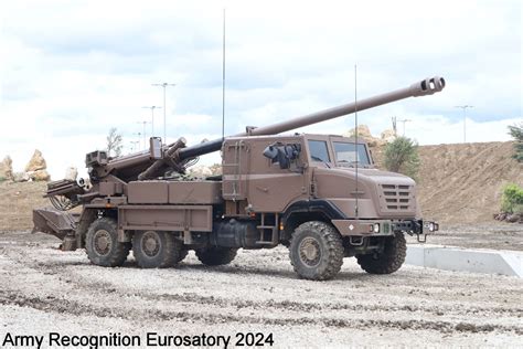 Caesar Self Propelled Howitzer in Action