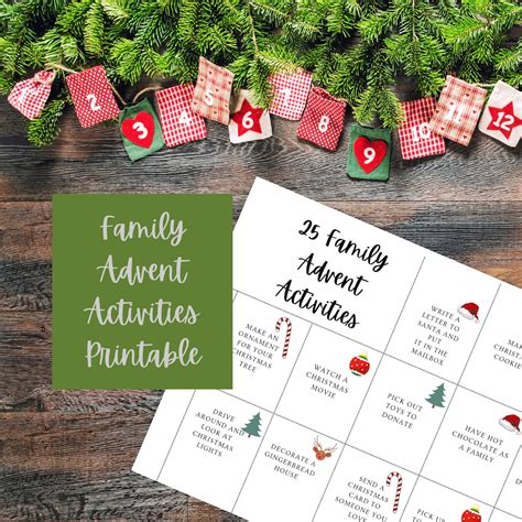 Calendar Advent Ideas for Families