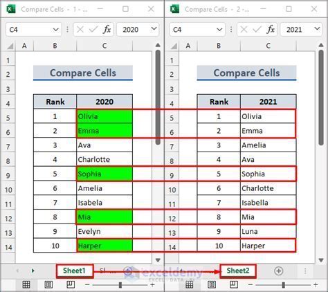 Calendar Comparison