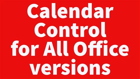 Calendar Control System