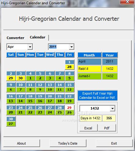 Calendar Conversion Software