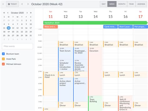 Calendar Examples and Case Studies