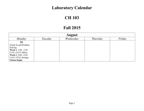 Calendar Lab Tools Image