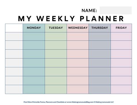 Calendar Planning For Students