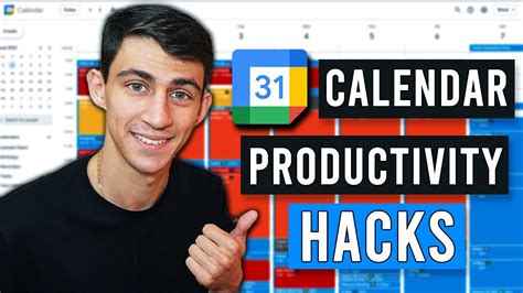 Calendar Productivity Tips