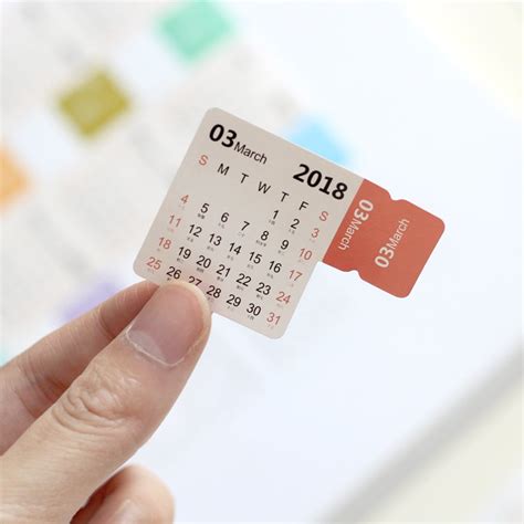 Calendar Sticker Inspiration