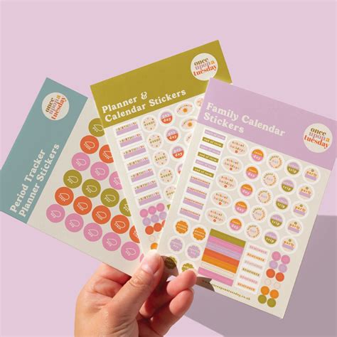 Calendar Stickers Designs