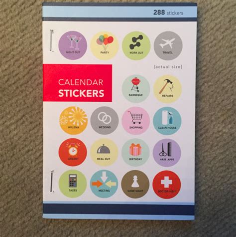 Calendar Stickers Tricks