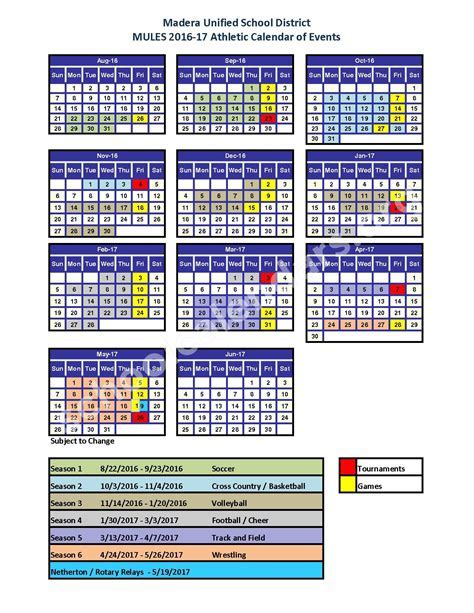 Calendar Union School District Information