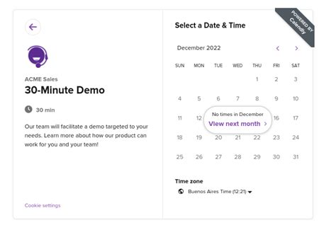 Calendly Labels Example