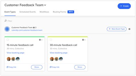 Calendly Team Plan Features