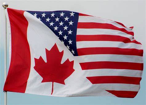 Canadian-American Flags