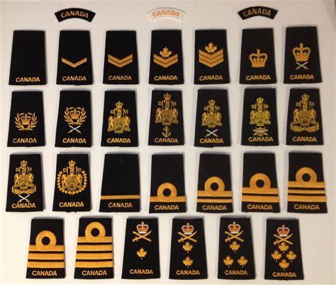 Canadian Army Rank Structure