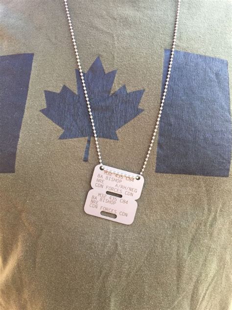 Canadian Forces Dog Tag Collection