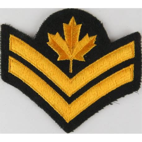 Canadian Military Master Corporal Rank