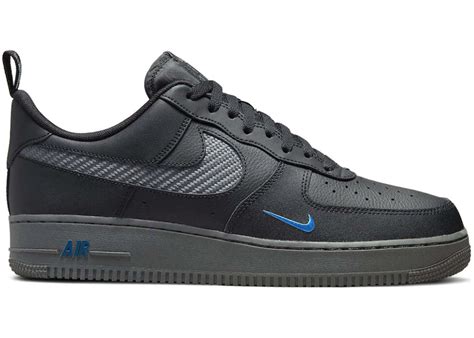 Carbon Fiber Air Force 1 with Jeans and Graphic T-Shirt