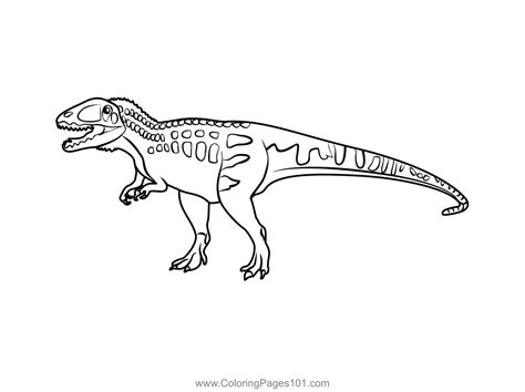 Carcharodontosaurus Coloring Page