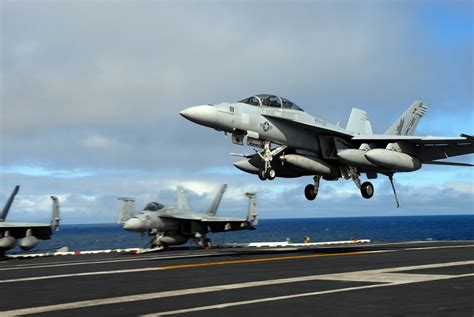 Carrier Air Wing 8 F-18 Super Hornet Landing