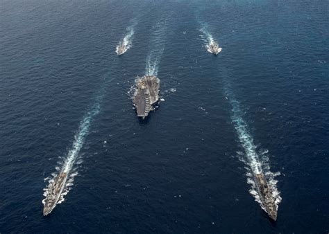 Carrier Strike Group Nine in action