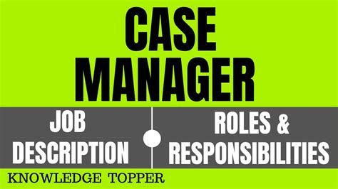 Case manager jobs