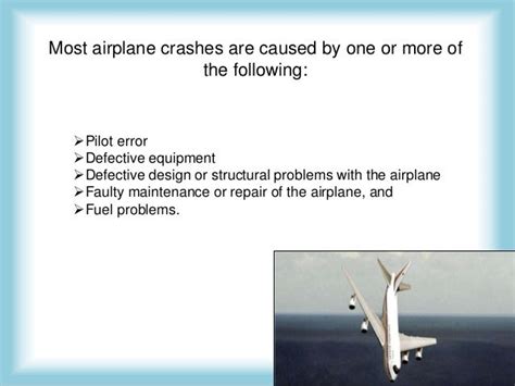 Causes of Airplane Crashes