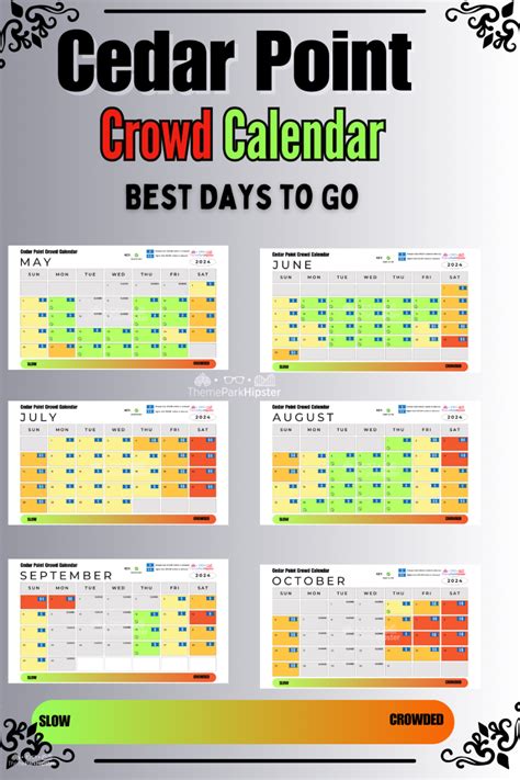 Cedar Point Crowd Calendar Guide