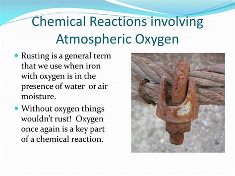 Chemical Reactions Involving Air