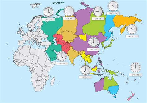 China Map Time Zone