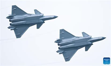 China's top fighter aircraft in flight