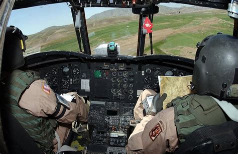 Chinook Helicopter Cockpit Instruments