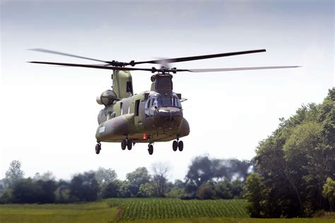 Chinook Helicopter Flight Test