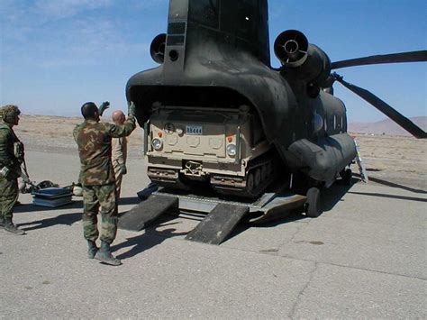 Chinook Helicopter loading