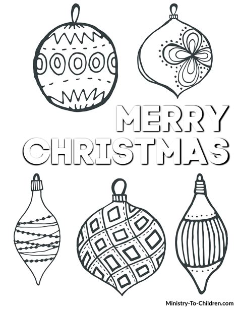 Christmas Coloring Pages PDF