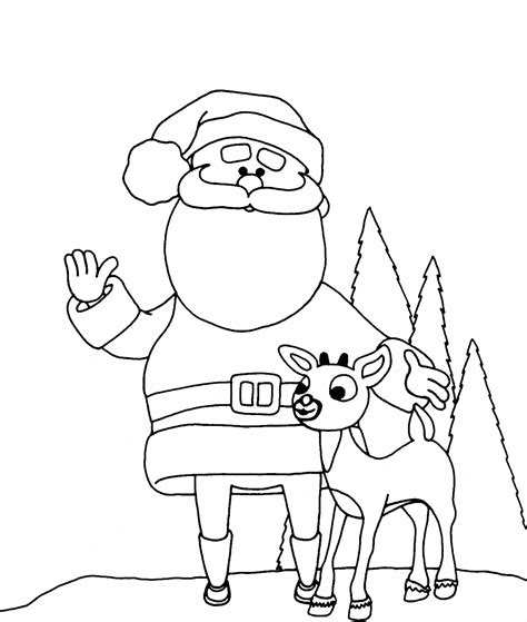 Christmas Coloring Pages for Preschoolers