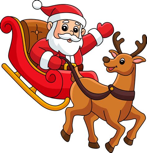 Christmas Santa Sleigh Picture