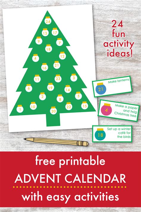 Christmas Tree Advent Activities