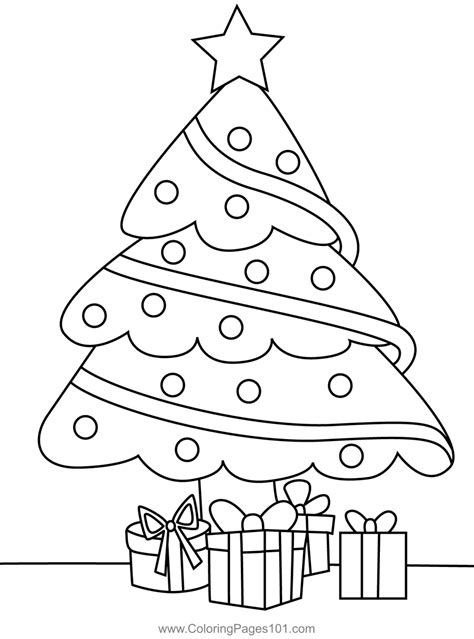 Christmas Tree Coloring Printables