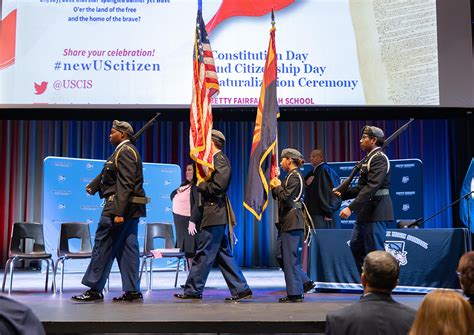 JROTC Cadets Participating in a Citizenship Event