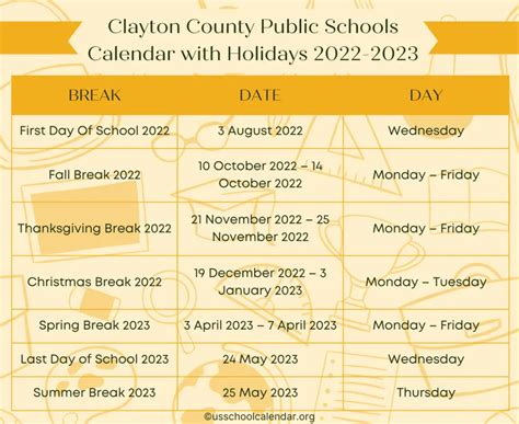 Clayton County Schools Calendar