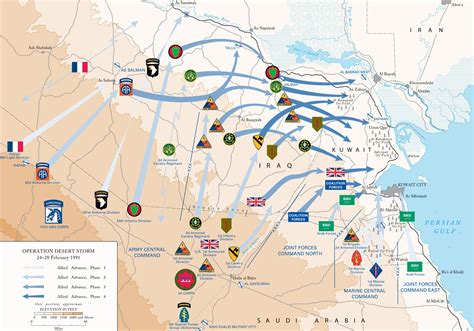 Map of the Coalition Response