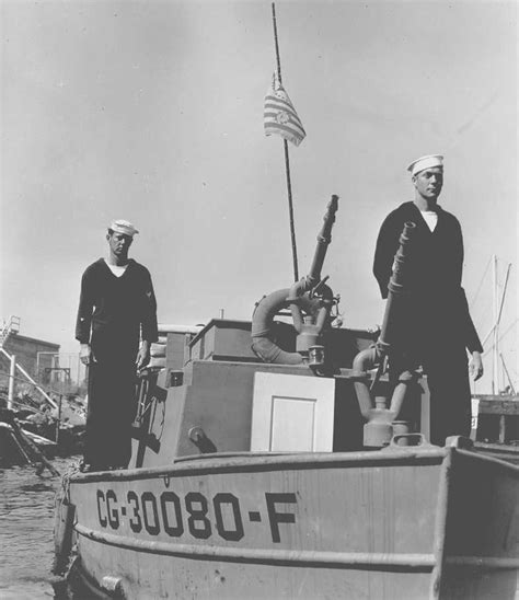 A historic image of the Coast Guard's history