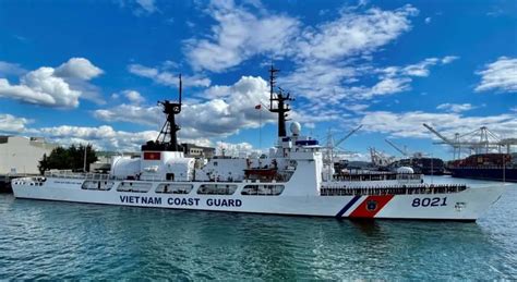 Coast Guard Ship at Sea