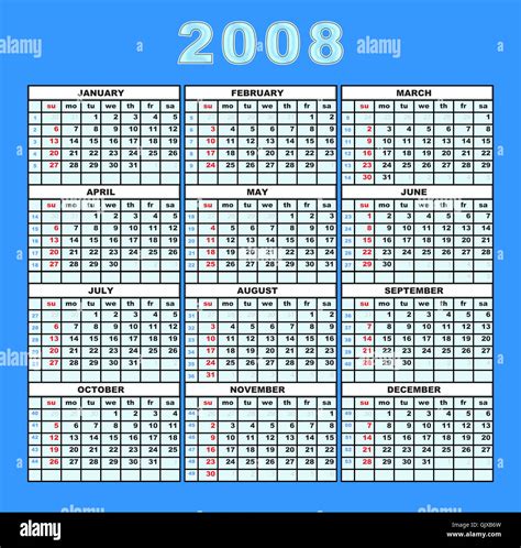 Collecting 2008 Calendars