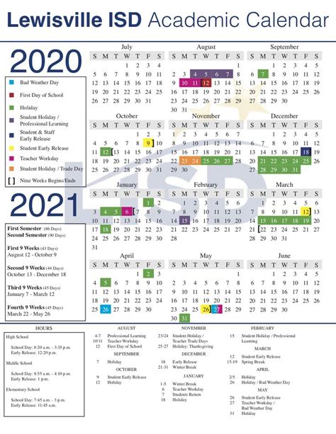 Collin College Academic Calendar