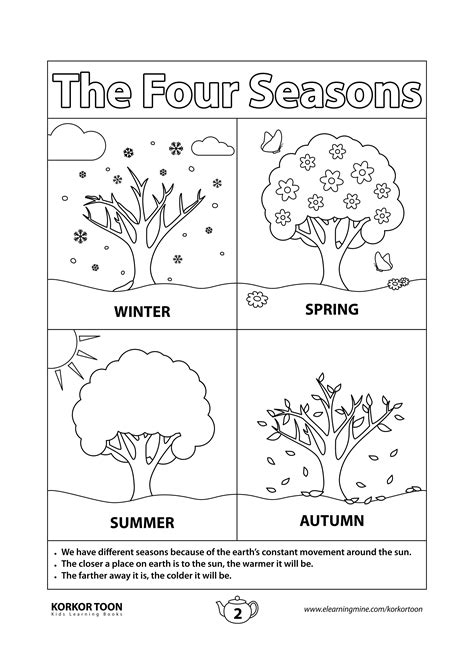 Coloring Pages for Seasons