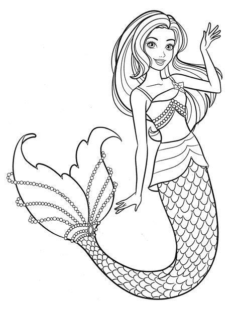 Coloring pages of Barbie