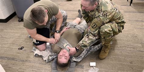 National Guard Combat Medic in Action