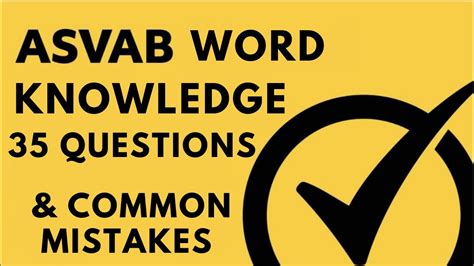 Common ASVAB Test Mistakes