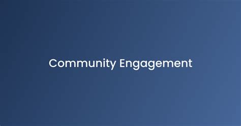 Community Engagement Image